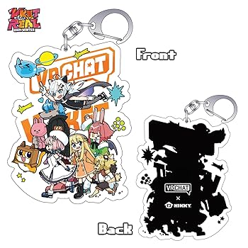 Amazon.co.jp: HIKKY Vket×VRChatコラボ アクキー A(24')+B(24